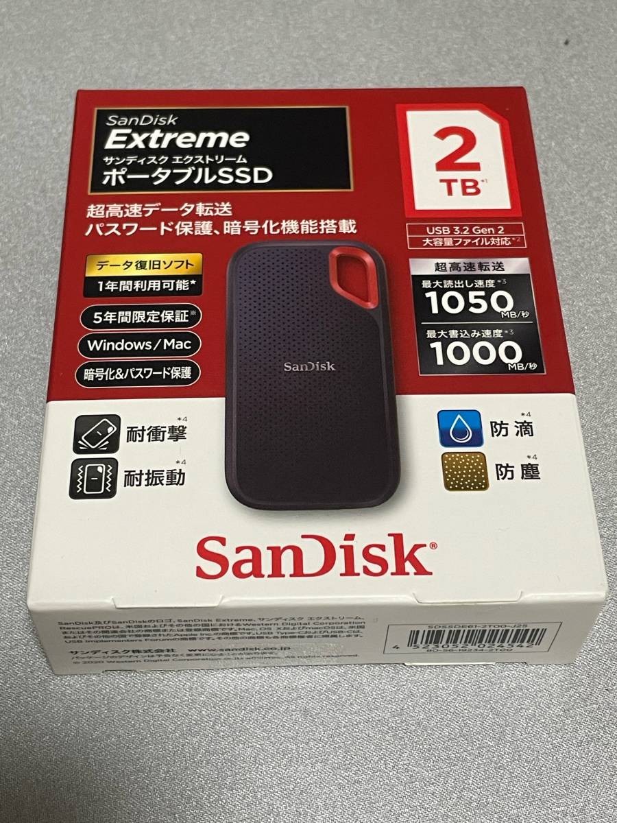 SanDisk SDSSDE61-2T00-J25 2TB SSD 新品！② PC/タブレット PC周辺機器 geology.hcmus.edu.vn