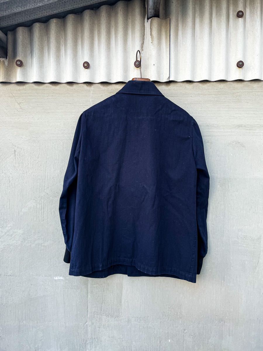 【Y's】19SS コットンシャツジャケット Sサイズ ほぼ未使用 黒 袖リブ ワイズ SHIRT jkt ボタン 比翼 ボタンフライ_画像3