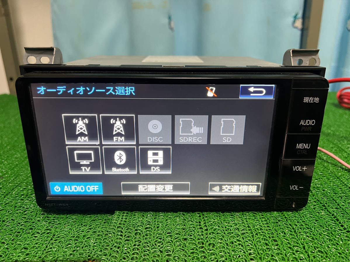 トヨタ純正 BLUETOOTH 地図データSDナビ メモリーナビNSZT-W64-