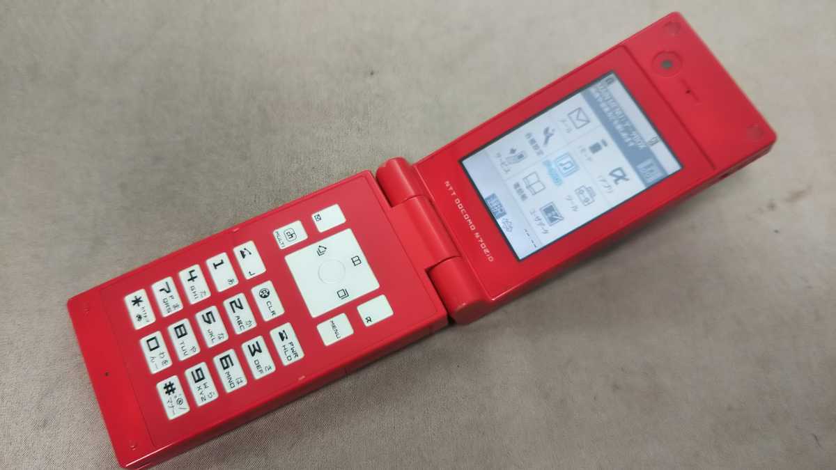 docomo FOMA N702iD #DG4260 NEC Япония электрический galake- мобильный телефон складной простой подтверждение рабочего состояния & простой чистка & первый период .OK суждение 0 бесплатная доставка 