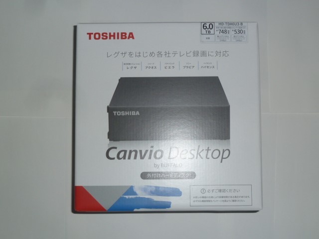 ★6TB★新品未開封 即決★外付けHDD 東芝 TOSHIBA BUFFALO HD-TDA6U3-B★_画像1