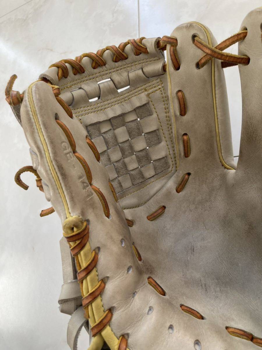 プロ野球選手 実使用グローブ 支給品 グラブ ZETT プロステイタス 硬式内野手用 源田モデルの画像6