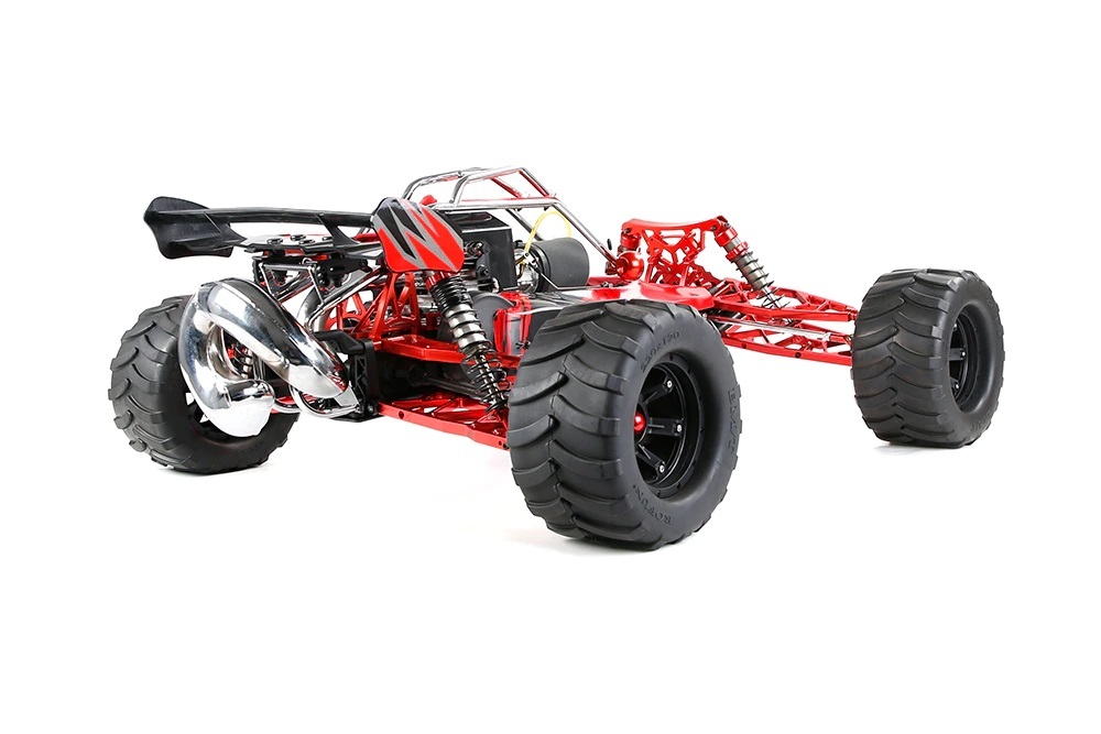 新品・完成品 最大級71ccエンジン搭載 ROFUN BAHA710 レッド2WD エンジン・シャーシ・受信機・サーボ・送信機etc ROVANSPORTS代理店出品 _画像9