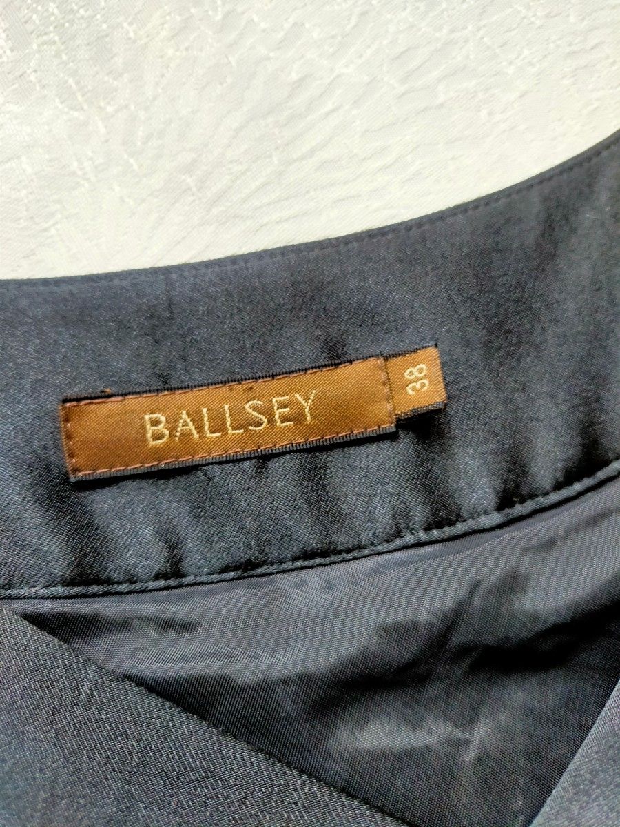 【BALLSEY】ベロアワンピース　ブラック　38