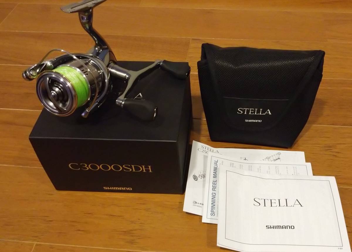 ◇ シマノ SHIMANO 18 ステラ C3000SDH ダブルハンドル エギング