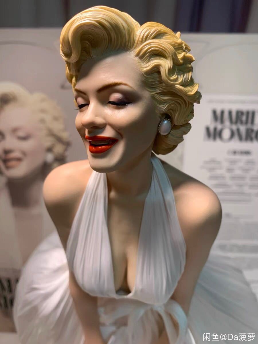 マリリン・モンロー　Marilyn Monroeフィギュア　塗装済みガレージキット完成品　blitzway数量限定　樹脂POLYSTONE スタチュー　白服_画像4