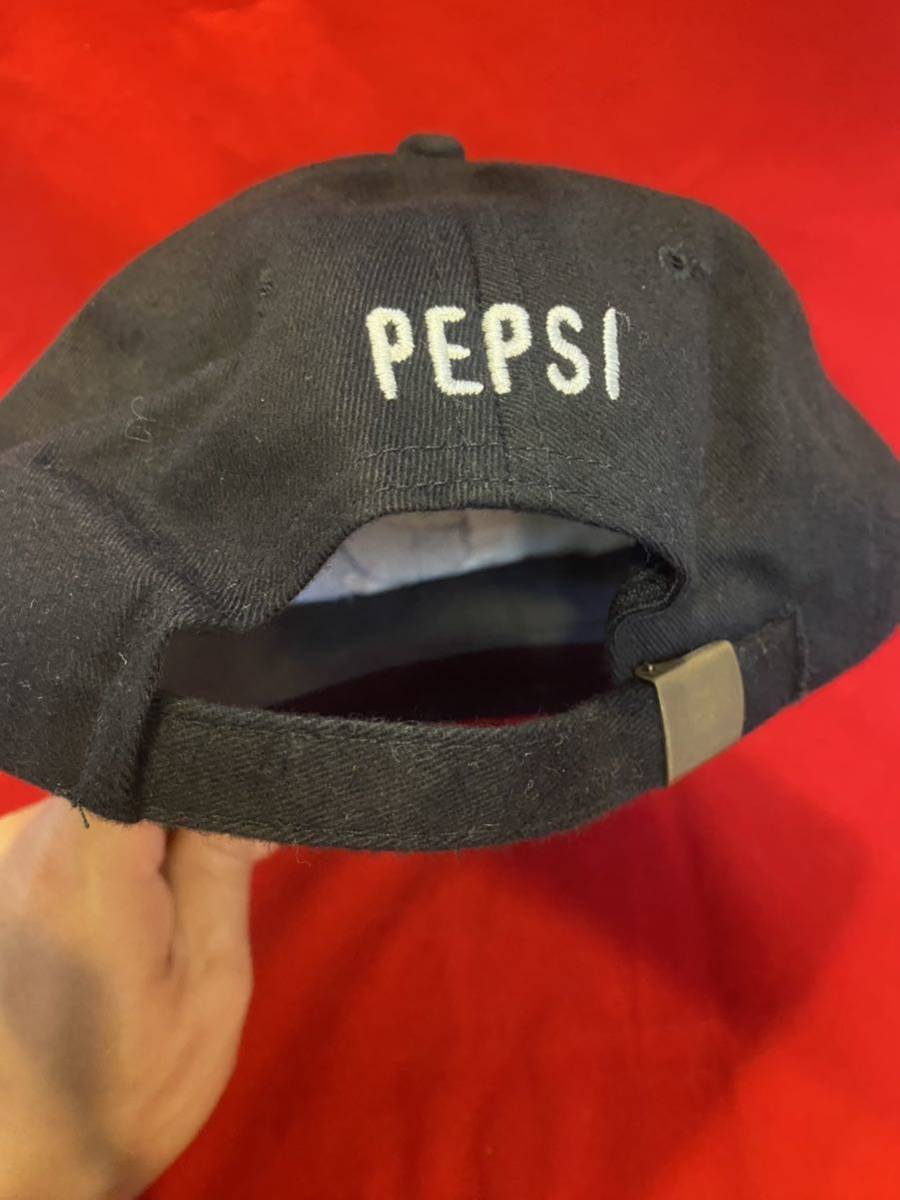 * America *PEPSI ONE Pepsi one cap * black * free size * that time thing Cola american Tracker Baseball hat 