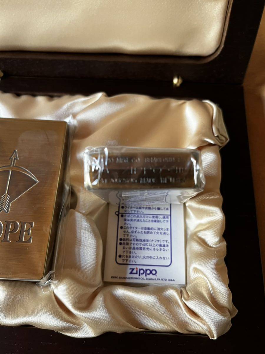 Zippo HOPE ジッポー　ホープ　懸賞当選品 1941年レプリカ　シガレットケース　化粧箱　未着火品　未開封　激レア_画像3