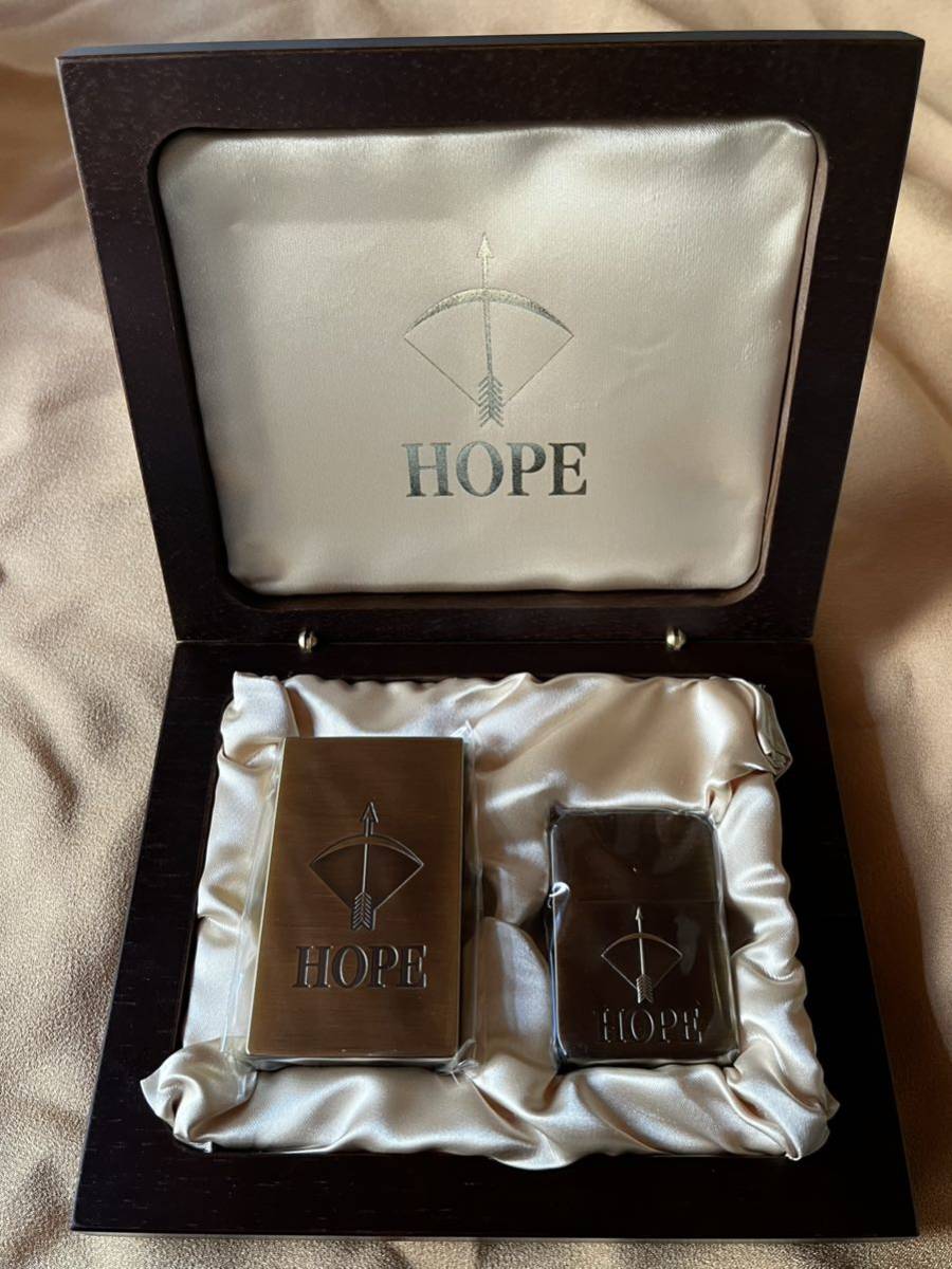 Zippo HOPE ジッポー　ホープ　懸賞当選品 1941年レプリカ　シガレットケース　化粧箱　未着火品　未開封　激レア_画像1