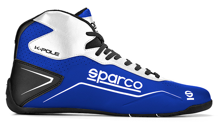 【新品】スパルコ SPARCO レーシングシューズ K-POLE サイズ30(18.4-19.0㎝) ブルー/ホワイト