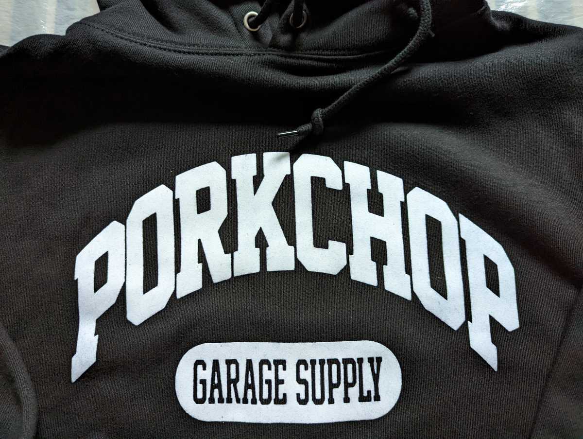国内即発送 PORKCHOP スウェット 人気ロゴ グレイ XL 新品未開封 正規