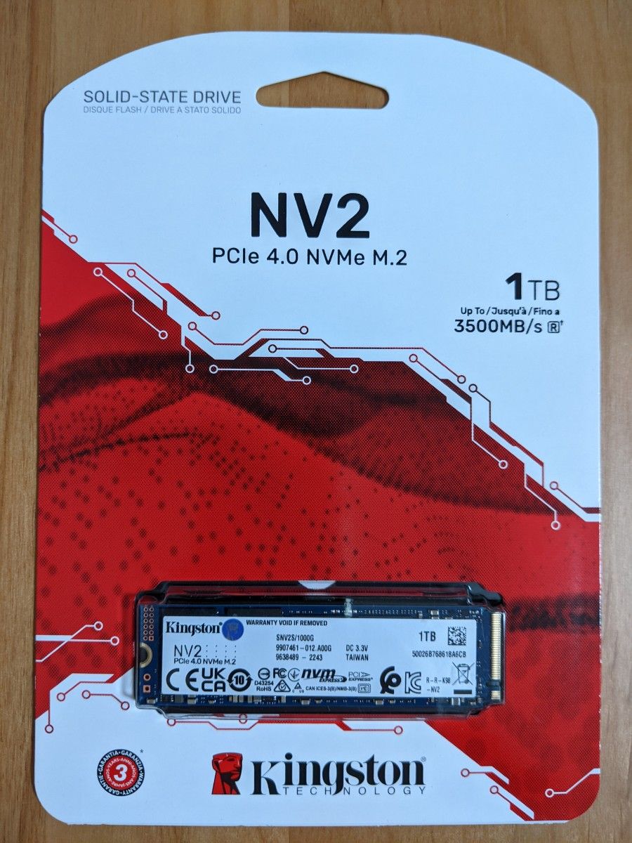 新品 キングストンテクノロジー Kingston SSD NV2 1TB|PayPayフリマ