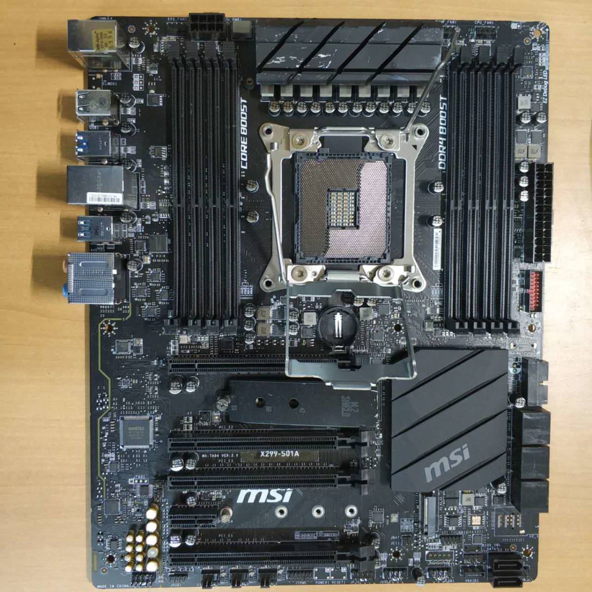 Yahoo!オークション - MSI X299-S01A /ATXマザーボード/(LGA2066 Yahoo!オークション - MSI X299-S01A /ATXマザーボード/(LGA2066
