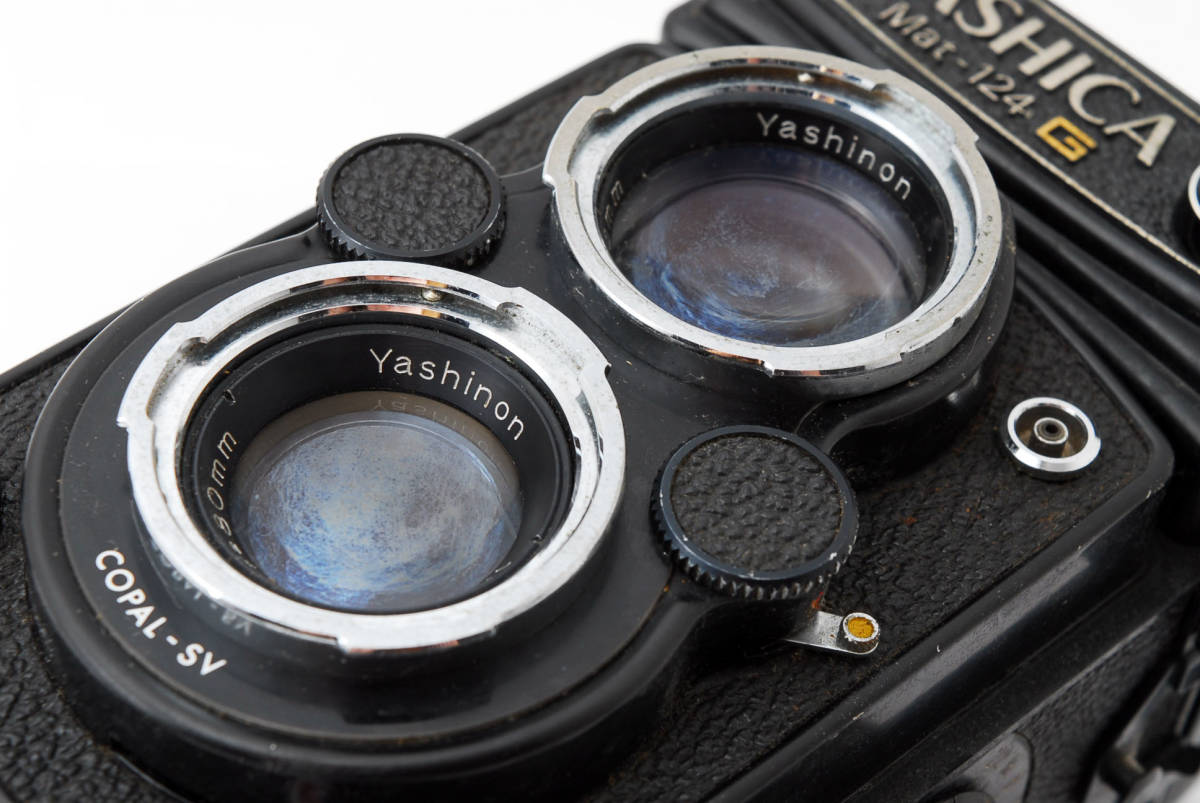 【ジャンク】YASHICA ヤシカ MAT-124 G YASHINON 80mm F2.8 二眼レフ フィルムカメラ #23