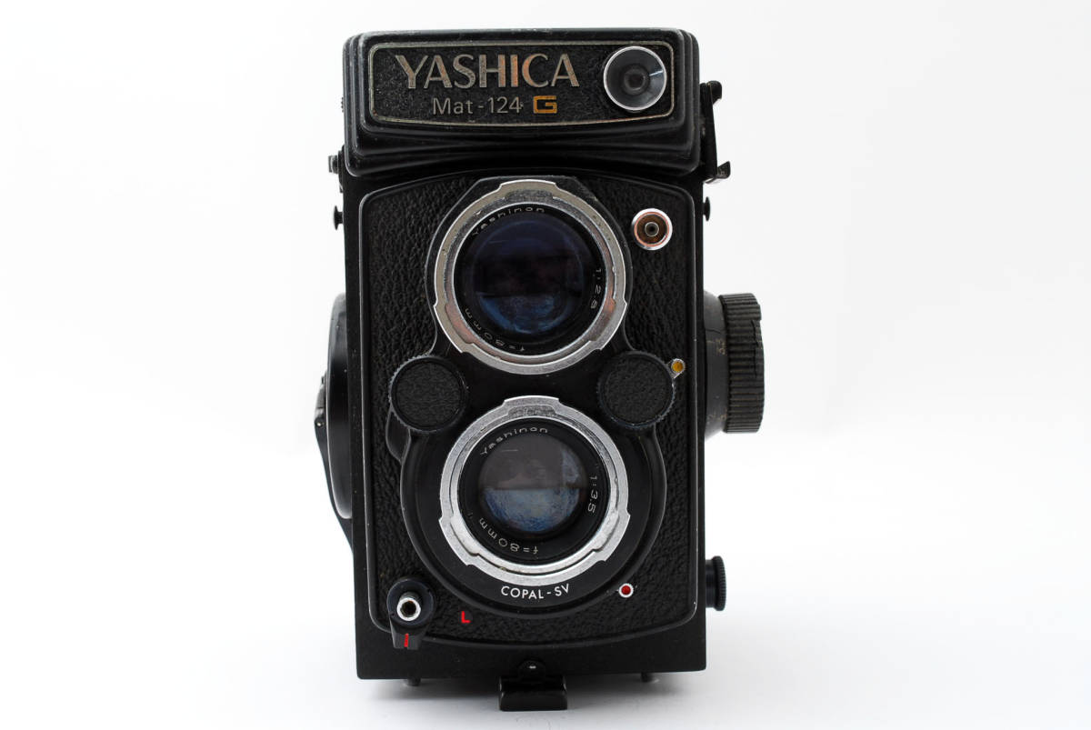 【ジャンク】YASHICA ヤシカ MAT-124 G YASHINON 80mm F2.8 二眼レフ フィルムカメラ #23