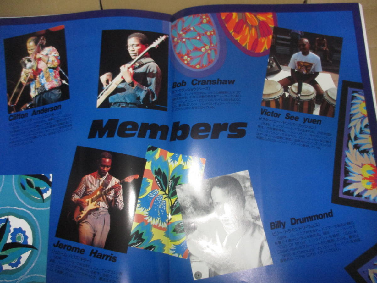  pamphlet SONNY ROLLINS Sony *ro Lynn z1994 year JAPAN TOUR Jazz JAZZ