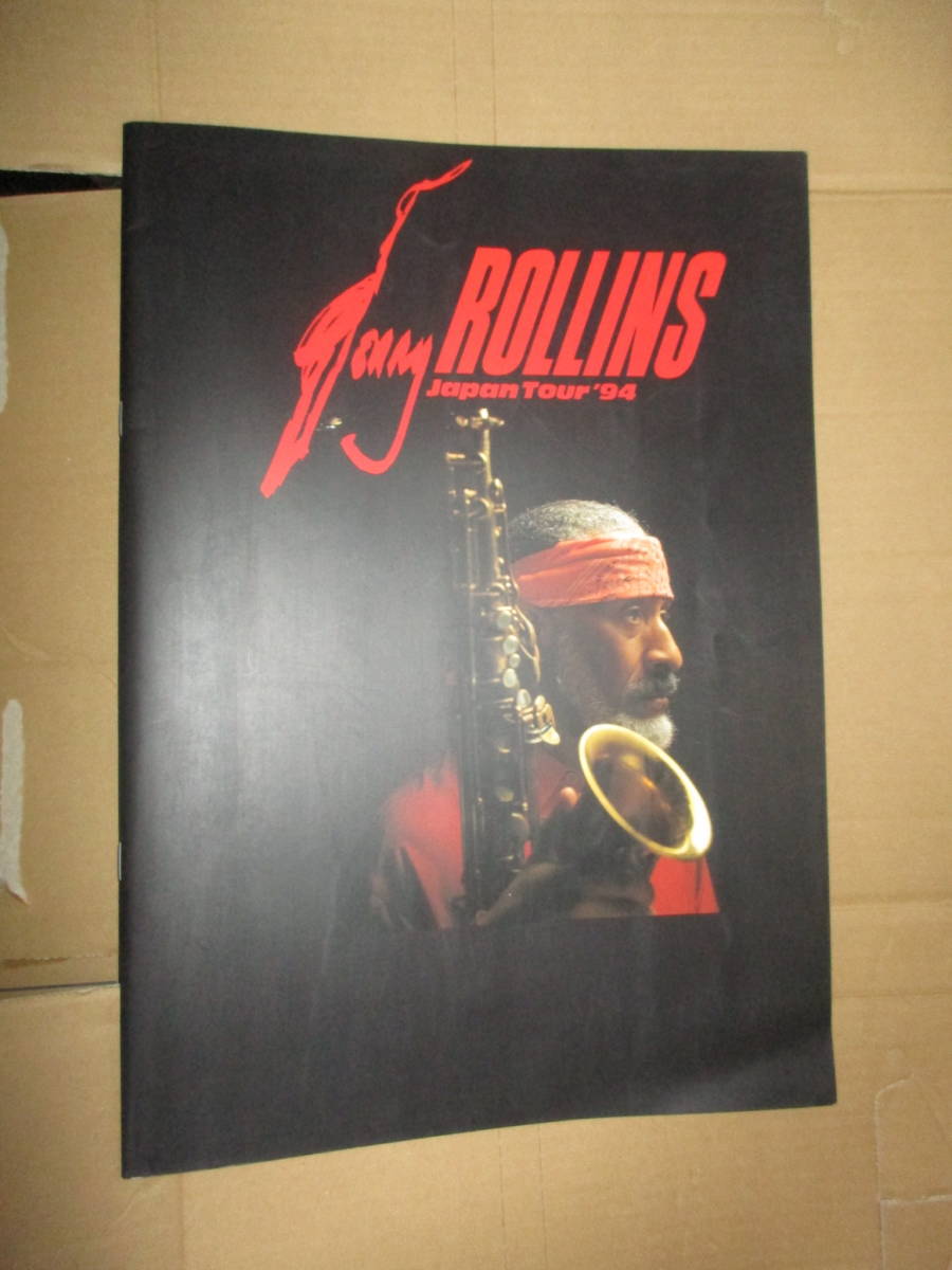  pamphlet SONNY ROLLINS Sony *ro Lynn z1994 year JAPAN TOUR Jazz JAZZ