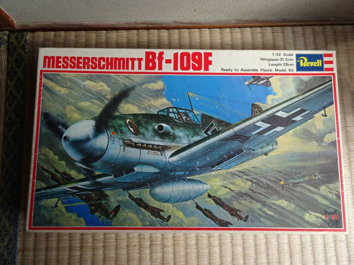 P1 グンゼレベル 1/32 Me-262　Bf-109F　SPITFIRE MK-5C_画像4
