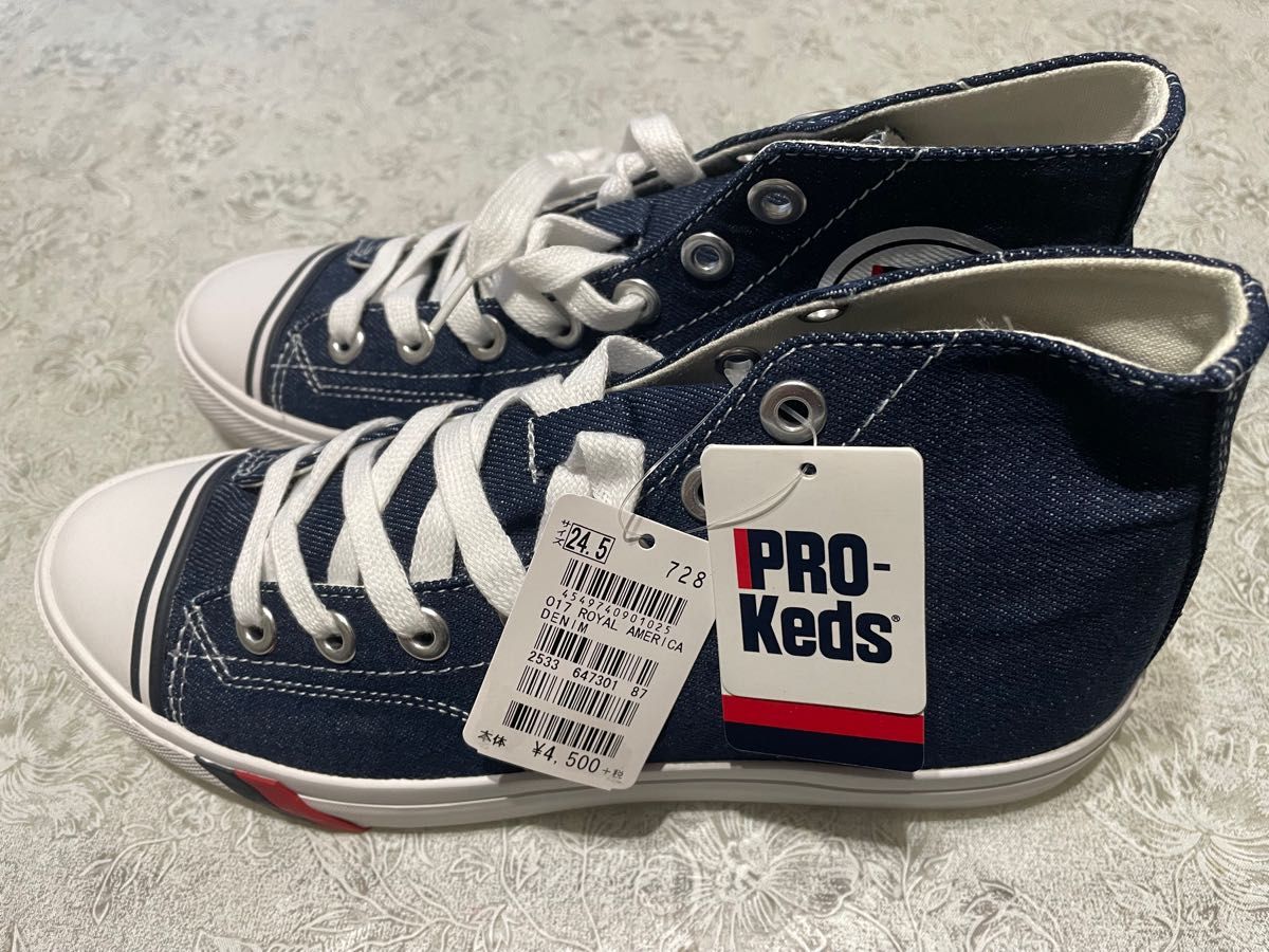 PRO-Keds ハイカットスニーカー ブラック 24.5 - 通販 - www