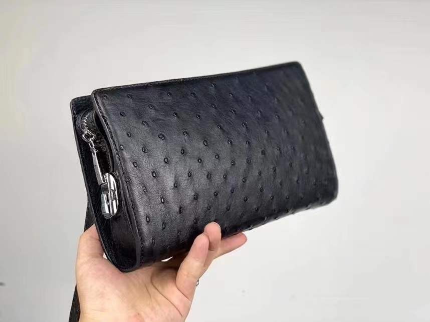 専用☆超美品 オーストリッチ 本物 ダチョウ革 定価6.8万円 neuroid