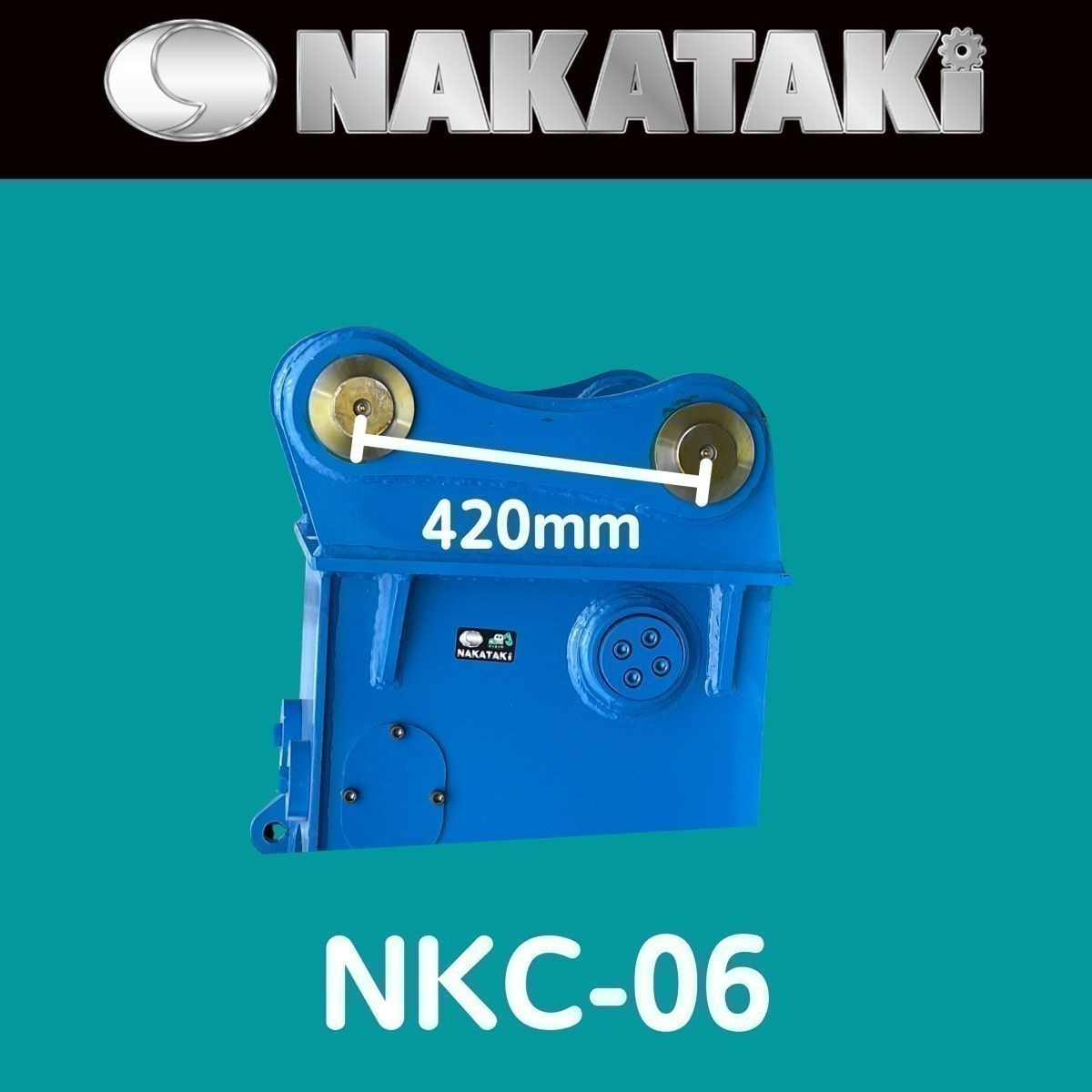 【新品】#99 KATO HD800SEV / HD850 / HD770SE-2 小割機 クラッシャー NKC-0６ユンボ アタッチメント NAKATAKI_画像3
