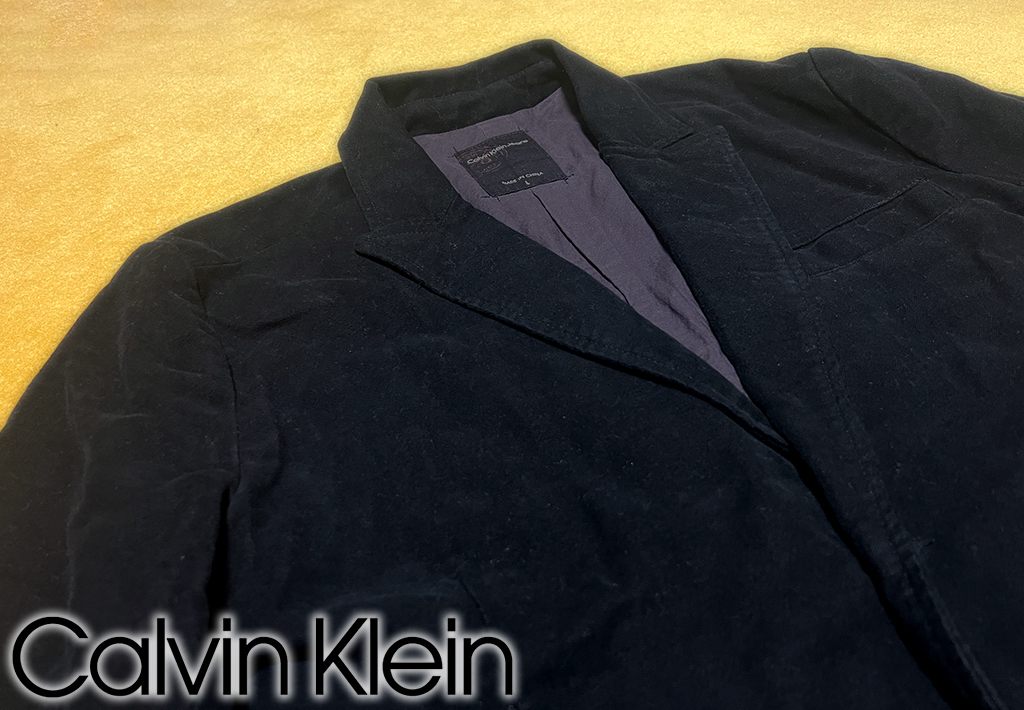 カルバン・クライン Calvin Klein モールスキンジャケット 100%コットン (L表記) XL_画像1