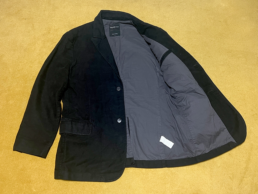 カルバン・クライン Calvin Klein モールスキンジャケット 100%コットン (L表記) XL_画像4