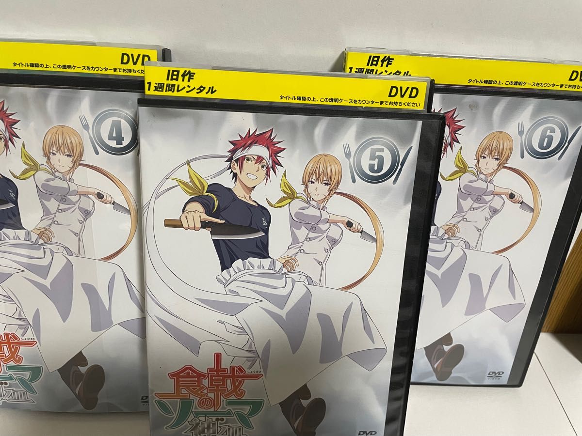 食戟のソーマ 神ノ皿 1〜6 DVD 全巻セット｜PayPayフリマ