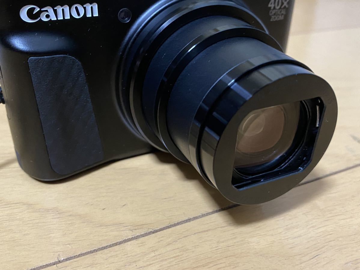 Canon コンパクトデジタルカメラ PowerShot SX740 HS ブラック バッテリー2個、高速SDカード128G、ケース付　美品_画像3