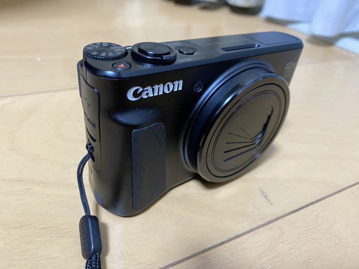 Canon コンパクトデジタルカメラ PowerShot SX740 HS ブラック バッテリー2個、高速SDカード128G、ケース付　美品_画像2