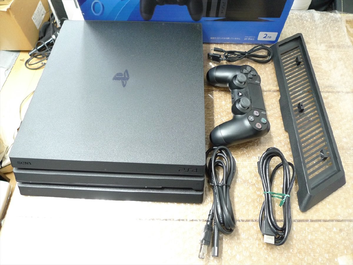 現状品 PS4 PRO PlayStation 4 Pro ジェットブラック 2TB CUH-7200C