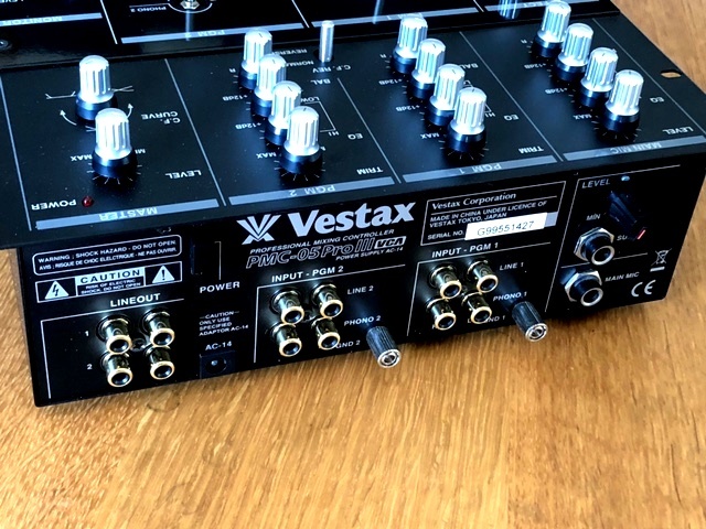 Vestax PMC-05Pro III DJミキサー用パネル Vestax PMC-05proⅢ 限定ブラックパネル