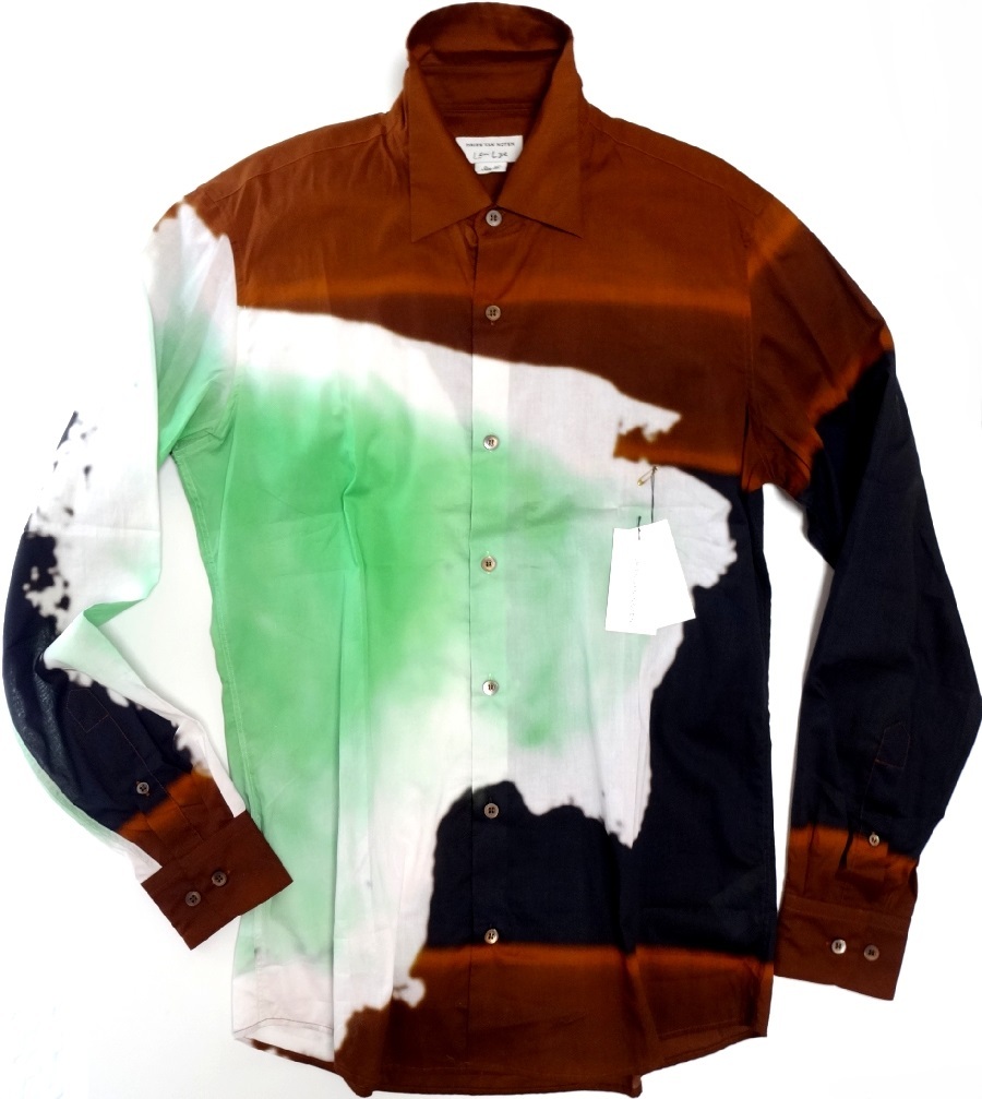 フローラル Dries van noten コットン シャツ - 通販 - motelparati.com.br
