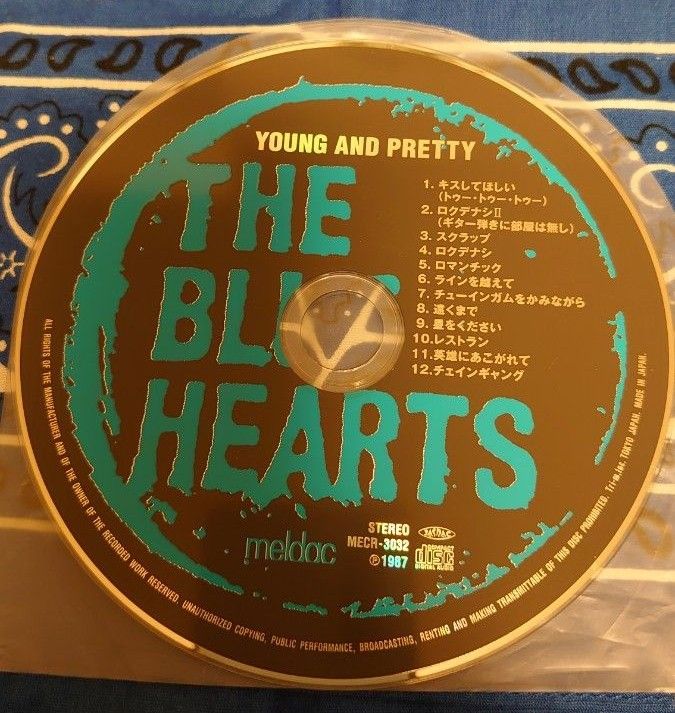 希少当時物THE BLUE HEARTS YOUNG  and Pretty    CD 期間限定    紙ジャケット仕様