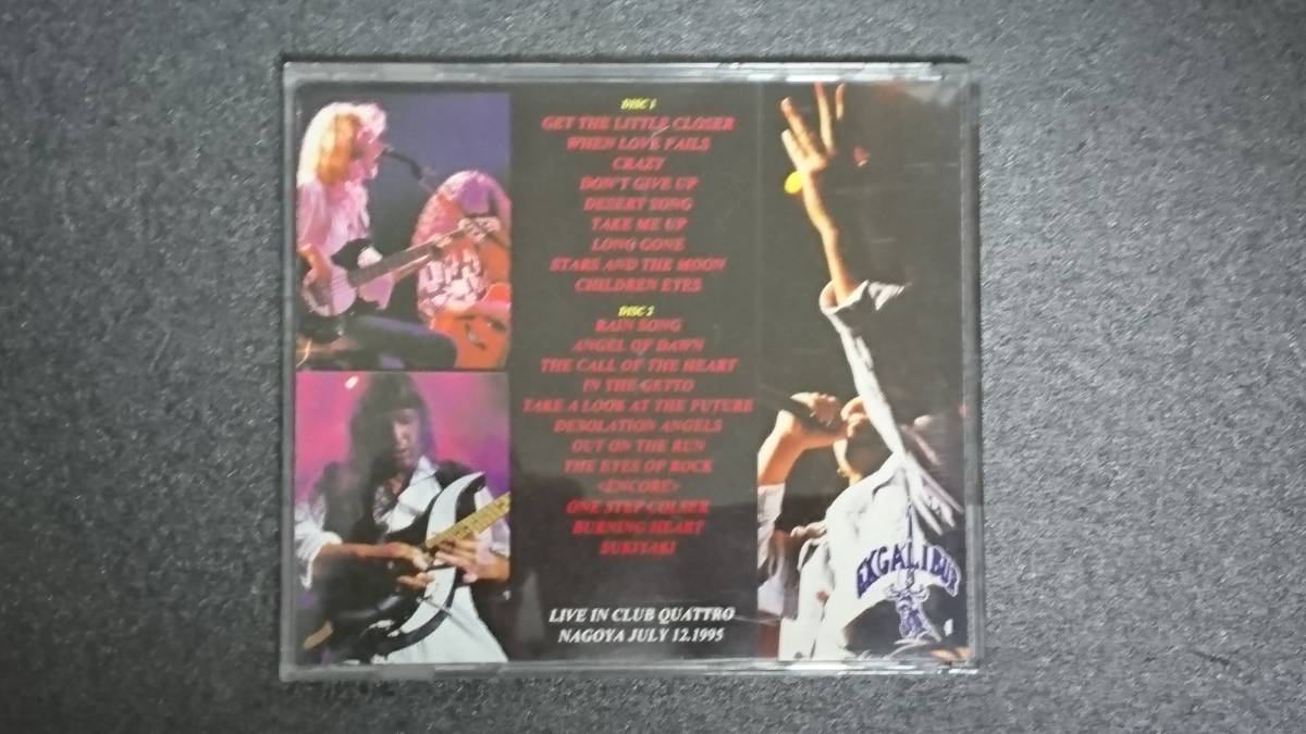  valuable 2 sheets set LIVE CD [ GET THE WILD ] Press CD