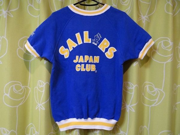 80 period Vintage sailor zSAILORS JAPAN CLUB that time thing original short sleeves sweat 