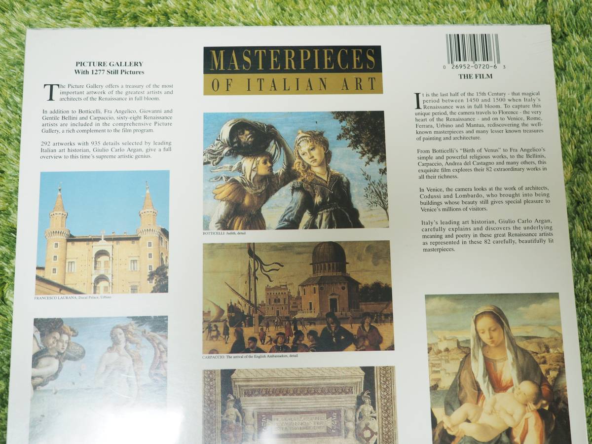 輸入LD・未開封新品♪MASTERPIECES OF ITALIAN ART♪15th CENTURY: RENAISSANCE IN FULL BLOOM_画像3
