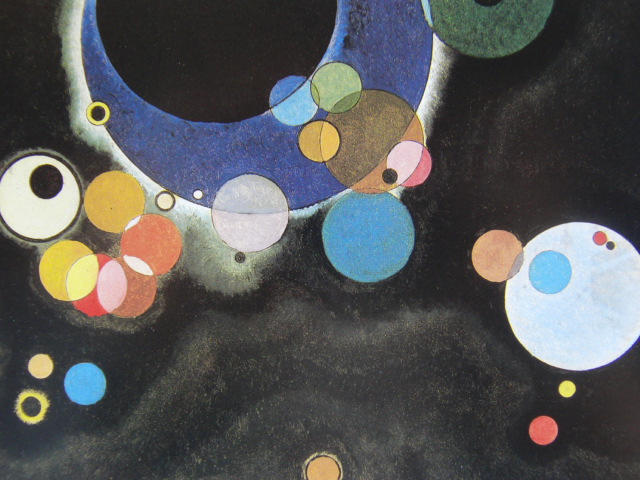 ヴァシリー・カンディンスキー、『いくつかの円』、希少画集画、状態
