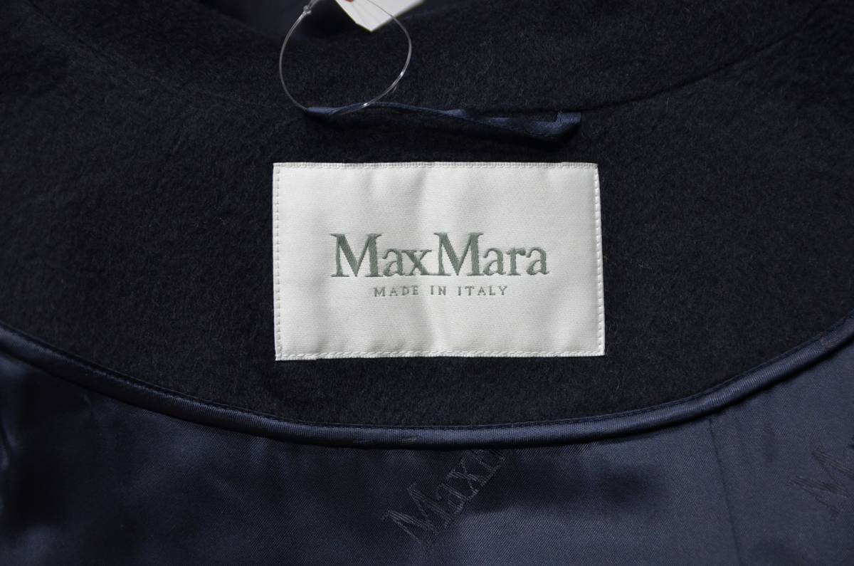 MaxMara マックスマーラ マヌエラ キャメル 100％ ベルテッド コート Y-215018
