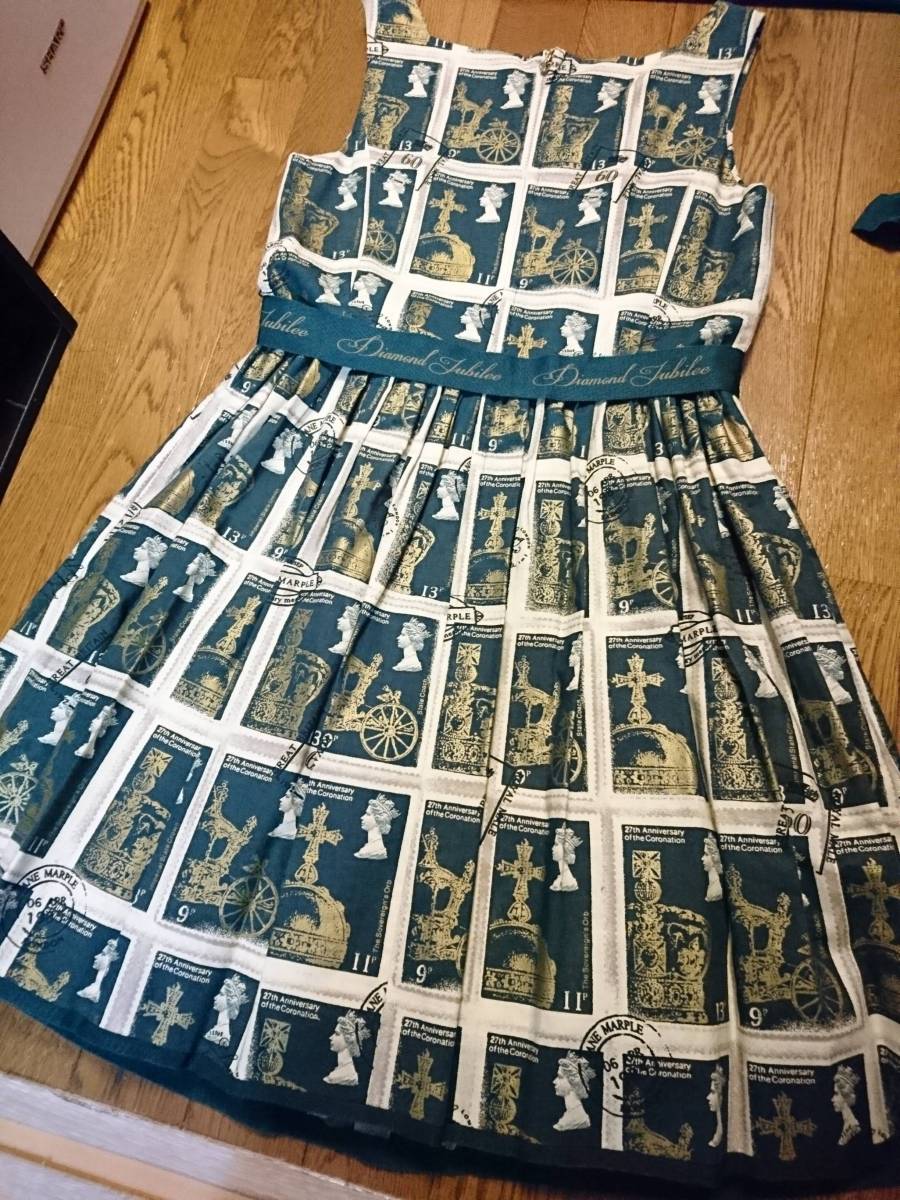 Jane Marple◇Royal stampのスクエアドレス ワンピース 人気完売レア