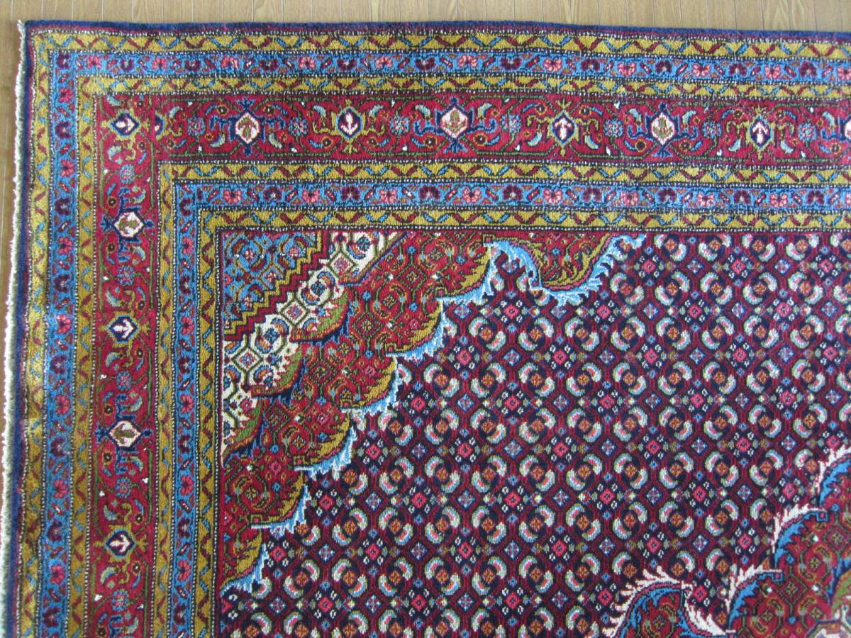 【302ｘ205】イラン直輸入★アルデビル産◆ペルシャ絨毯・カーペット■371-200-36_画像9