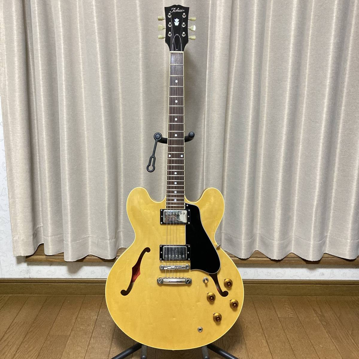 TOKAI セミアコ レアカラー 良品 ES166 VNT ナチュラル|Yahoo TOKAI セミアコ レアカラー 良品 ES166 VNT ナチュラル|Yahoo