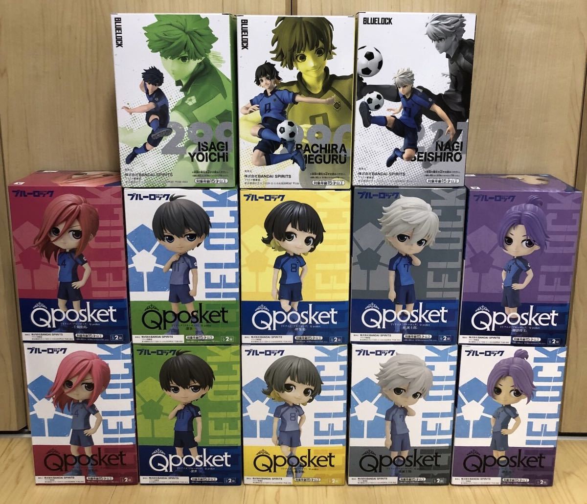 GINGER掲載商品】 ブルーロック フィギュア 潔世一 御影玲王 凪誠士郎B