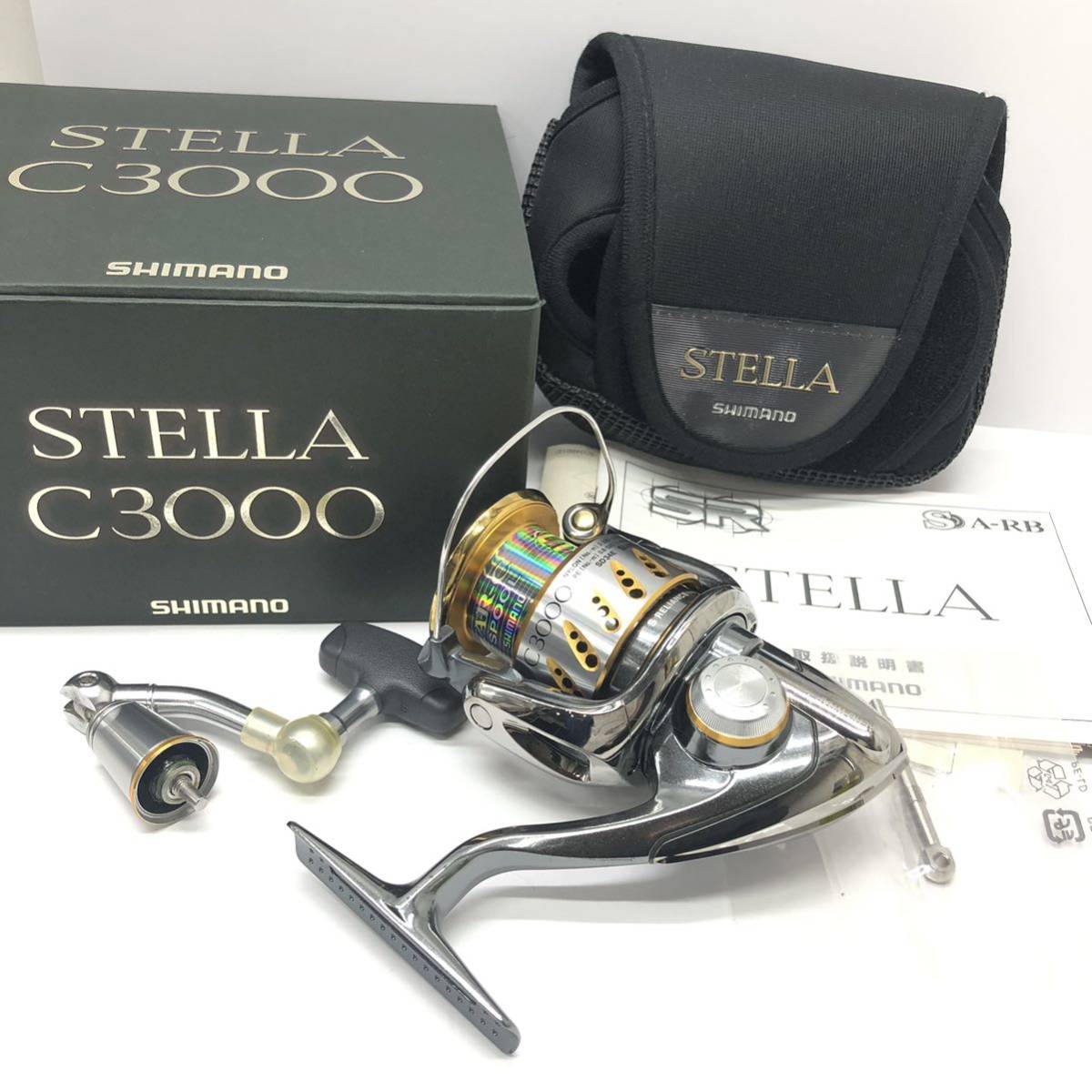 □【1円スタート】SHIMANO シマノ☆STELLA☆07 ステラ☆C3000☆02085