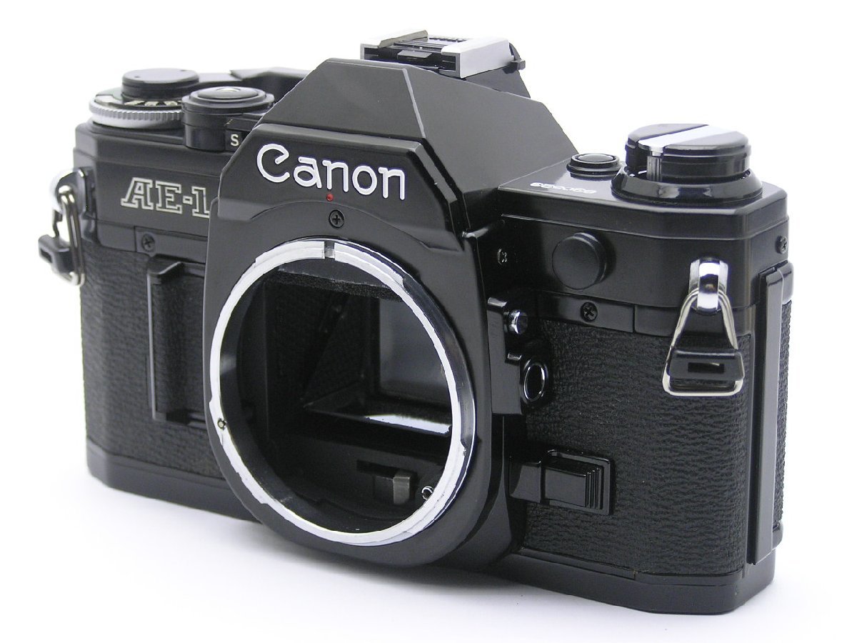 ★ハローカメラ★2020 Canon AE-1 黒 ブラック【清掃済み：整備済み】動作品 キヤノン 1円スタート 即決あり_画像3