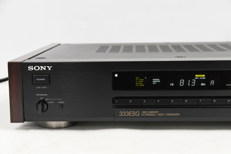 SONY ソニー ST-S333ESG FM AM シンセサイザーチューナー FMアンテナ２系統 Y20753541の画像2
