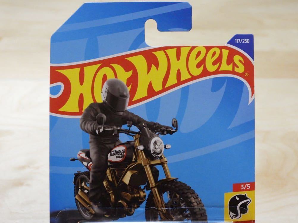 【新品：未開封】HOT WHEELS ホットウィール ドゥカティ スクランブラー ホットウィール エディション / Ducati Scrambler [ブラック]_画像2