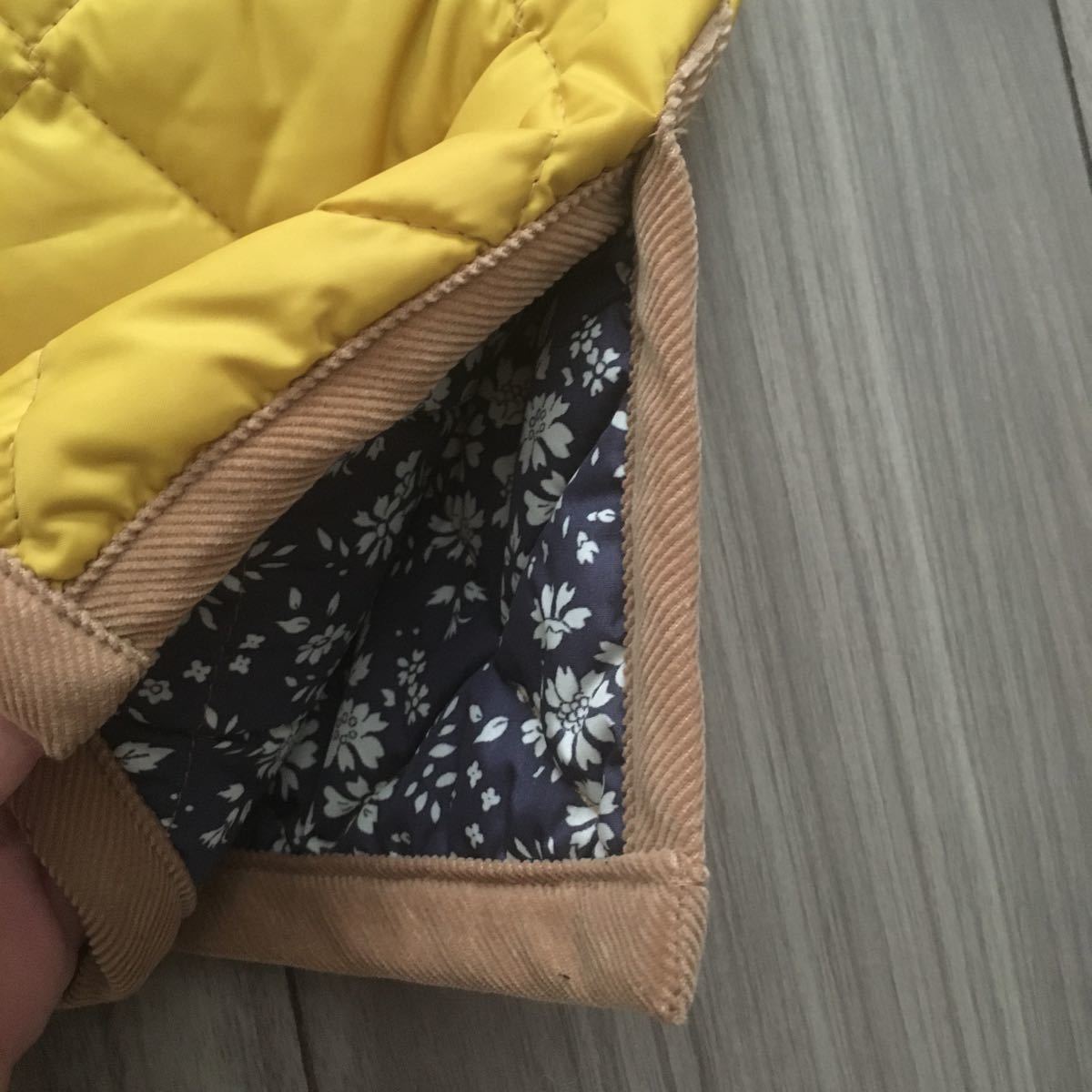  with translation new goods tag not yet arrived Vent d\'ouest par LE minor Le Minor quilting reversible jacket size 40 mustard series made in Japan 