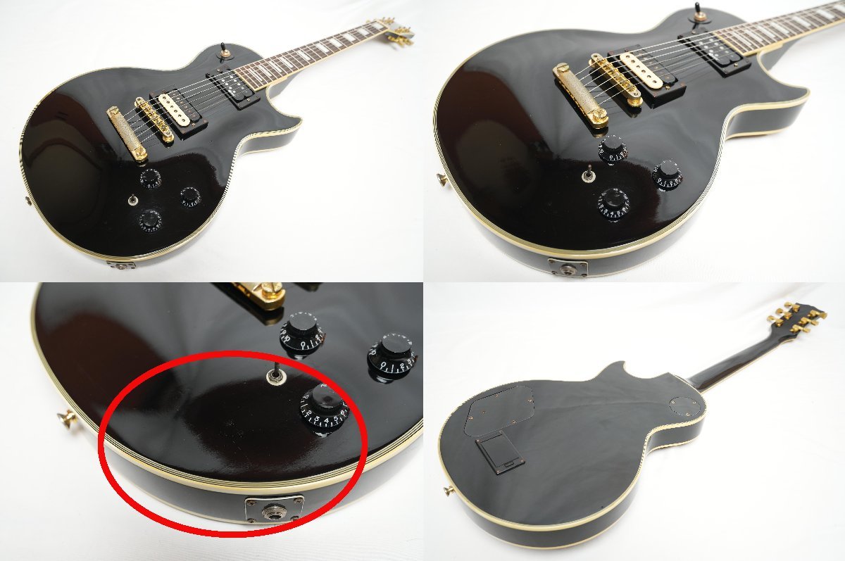 ★BURNY★RLC-65S BLK サスティナーLite搭載 レスポールカスタムモデル バーニー FERNANDES 90年代★の画像8