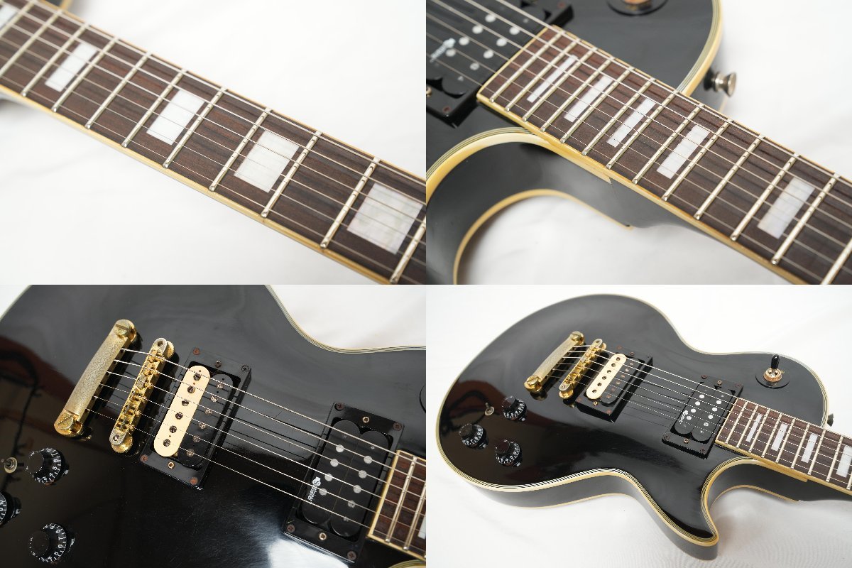 ★BURNY★RLC-65S BLK サスティナーLite搭載 レスポールカスタムモデル バーニー FERNANDES 90年代★の画像7